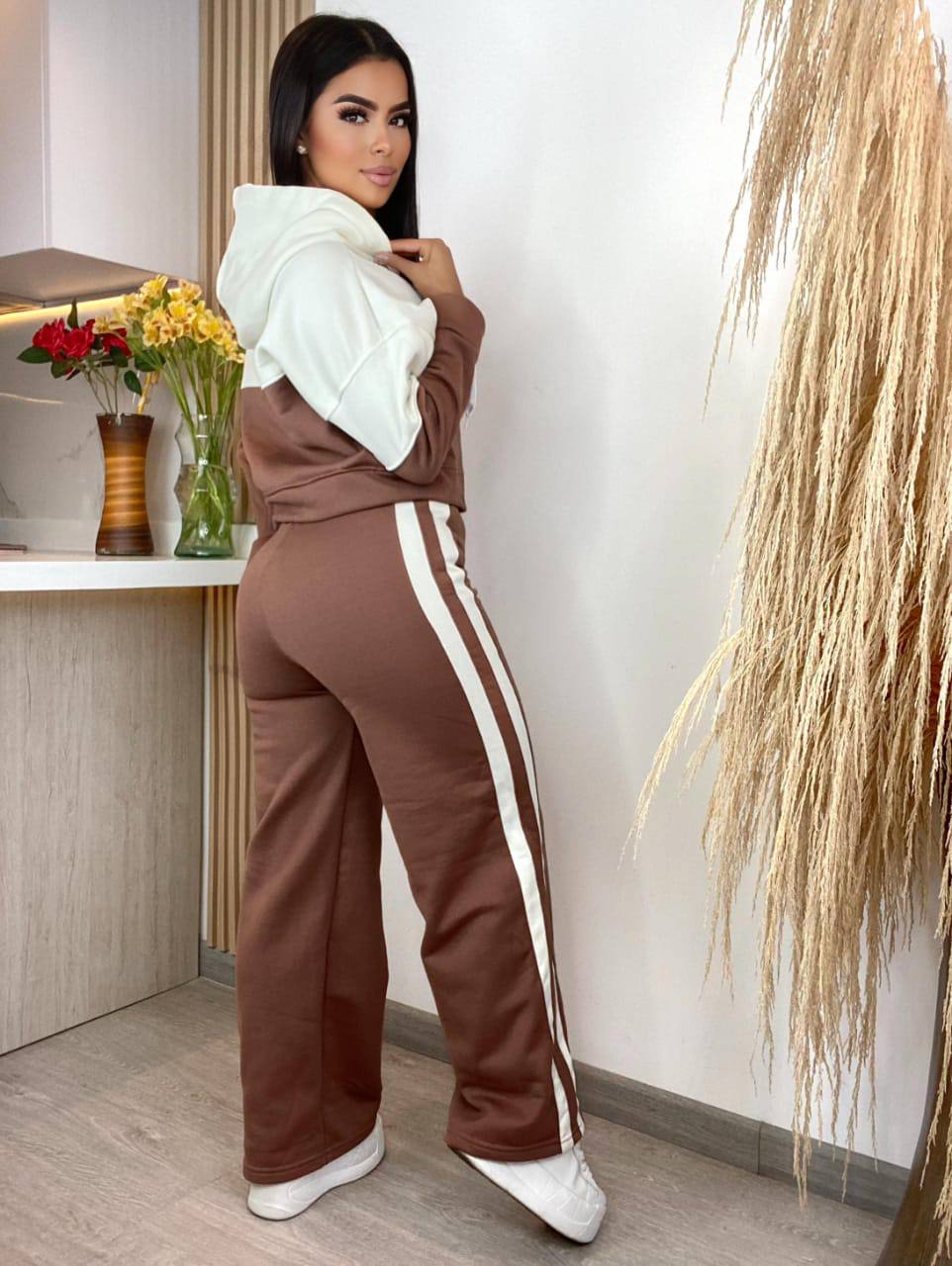 Conjunto de sudadera oversize (1694978)