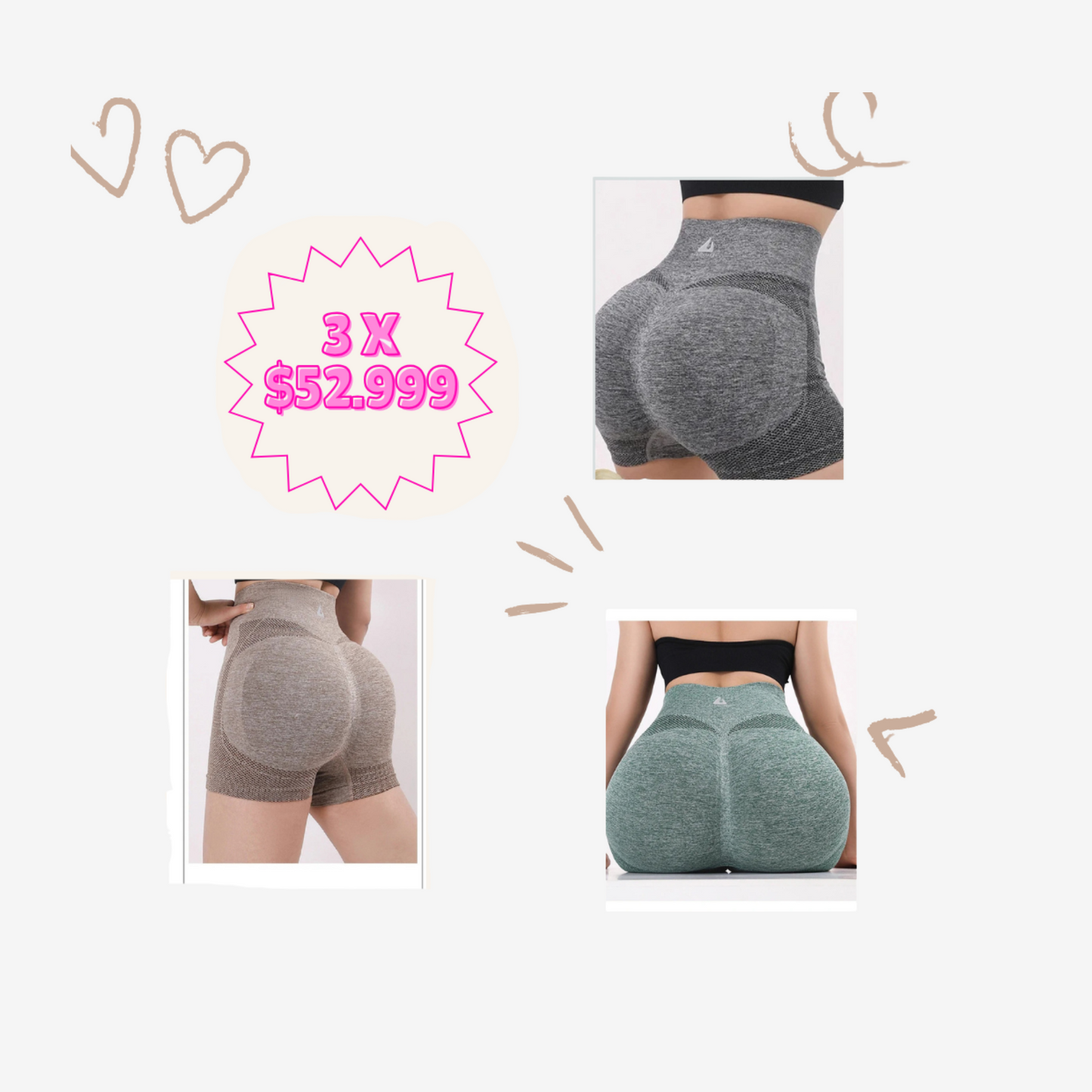 Panty Levantacola Abdomen Set X 3 Yoga(1640057)