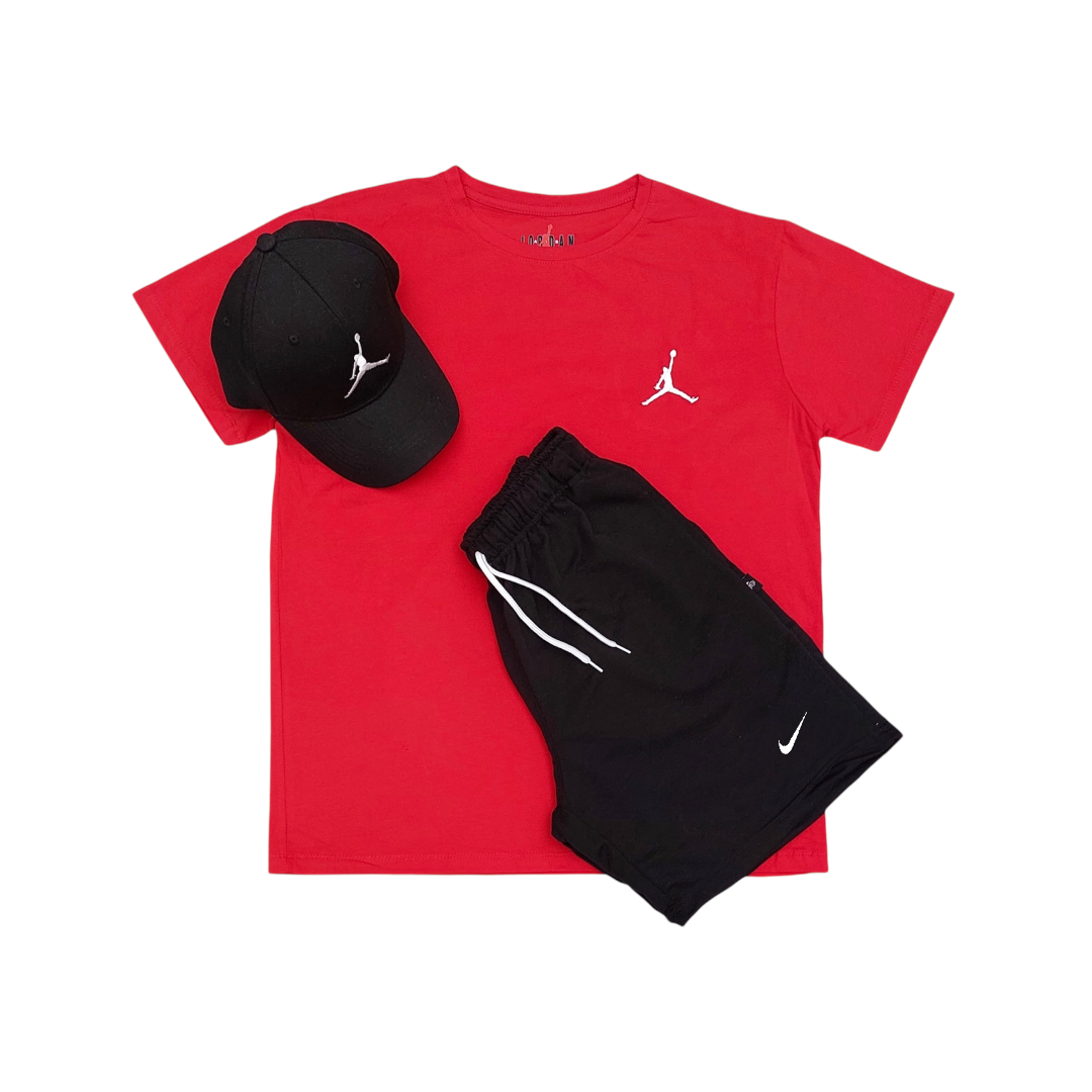 Camiseta + Pantaloneta + Gorra, Jordan (1648163)