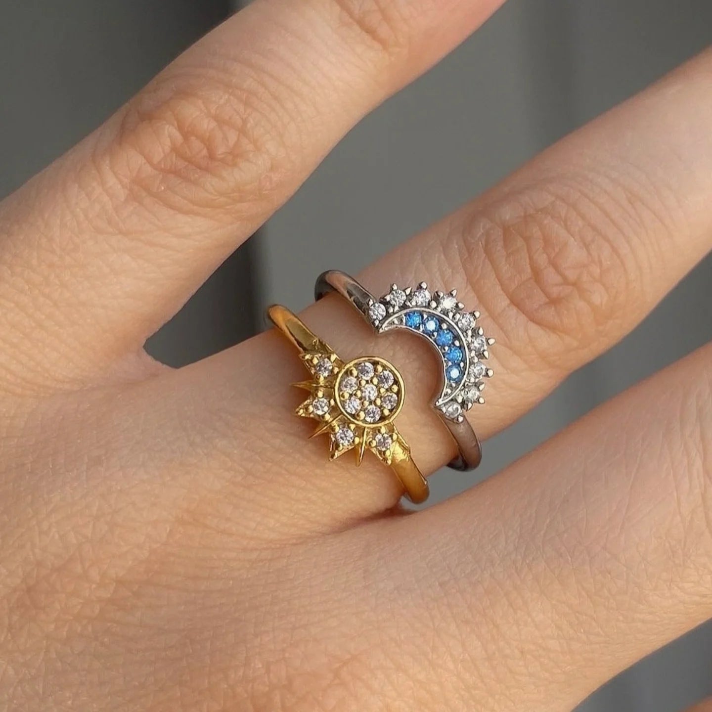 Anillos Sol y Luna Eclipse Pareja (1772014)